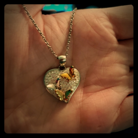 Jewelry - Gorgeous Stainless Steel Tri Color Wife necklace.